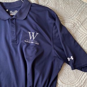 UNDER ARMOUR Heat Gear Loose W The Bush Center 2013 Golf Performance Polo Shirt